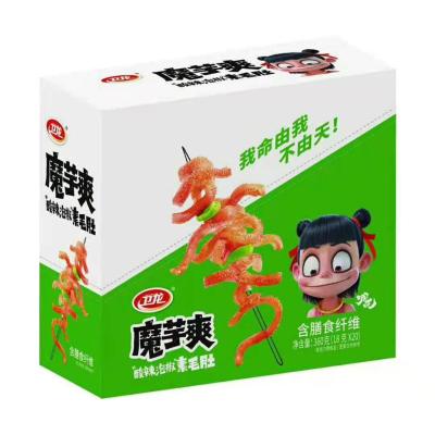 China Hot sale delicious non-fat spicy konjac snack desktop PRESERVED low calorie snacks for sale