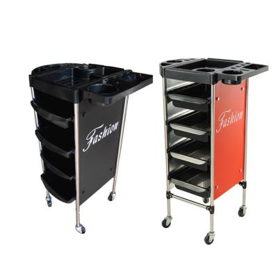 China New Hairdressing Trolley Barber Shop Tool Modern Car Multifunctional Barber Hairdressing Bar Car Storage Rack Car Hair Trolley Salon for sale