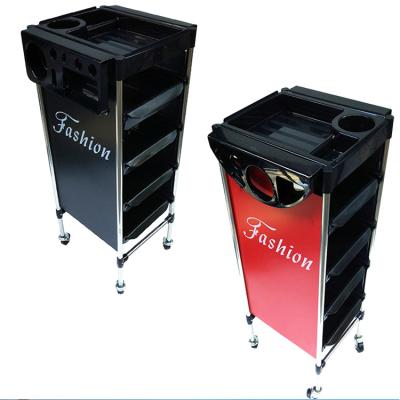 China New Retro Modern Hairdressing Car Hair Salon Machines Trolley Barber Shop Perm And Dye Hairdresser Salon Rolling Trolley Trolley for sale