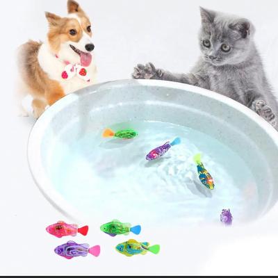 China Viable Funny Cat Dog Artifact Anti-Sounding Toy Cat Electronic Fish Automatic Luminescent Swimming Intelligent Switch for sale