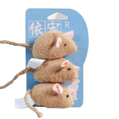 China Small Viable Combination Plush Mouse Pet Cat Toy Cat Toy Cat Grass Catnip Catnip for sale