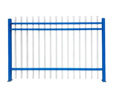 China Manufacturer hot sale custom zinc fence malaysia easily assembled community isolation fence wrought iron steel fence longming for sale