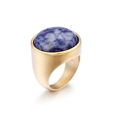 China Wholesale TRENDY 14k gold tigereye gemstone ring fashion jewelry new arrivals ring in stainless steel men and women seal 2020 for sale