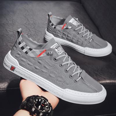 China Fashion trend summer ventilation canvas shoes men's tide panel shoes men's casual shoes for sale