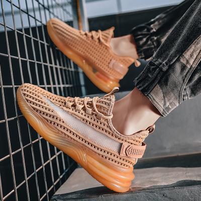 China Fashion trend men's summer mesh shoes breathable thin yezzy leisure woven shoes for sale