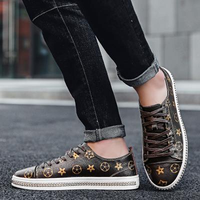 China CUSHIONING lvi luxury leather couple brand style tidei european sneakers fashion breathable sports leisure shoes for sale