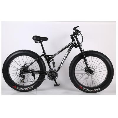 China 26x4.0 fat tire disc brake bike factory supplier 26 inch big tire mountain bike selling well cheap snow bicycle 26x4.0 fat bike for sale