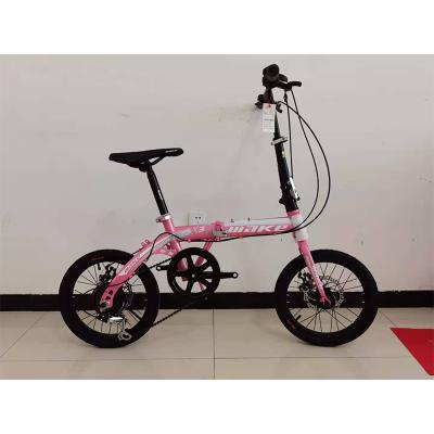 China Folding X3 - Shimano 7S Comfort Saddle High Carbon Steel Frame Foldable Bicycle 16 Foldable Bicycle for sale