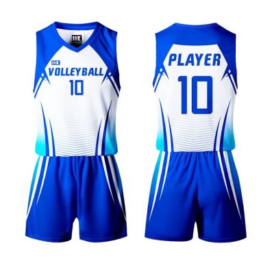 China Tank Top / Shorts / Set Custom Logo Design Brazil Wear Color Unisex Sleeveless Kits Sublimation Printed Volleyball Shirts Uniforms Set Female Tank Top for sale