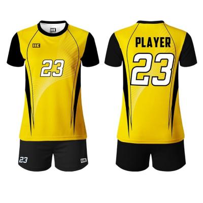 China Singlet/Short/Set New Design Logo Printed Volleyball Jersey Sublimation Volleyball Uniform Volleyball Kits Set For Girls for sale