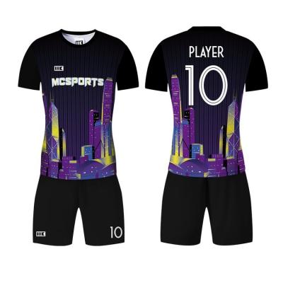 China Custom Cagliari Sets Newly Sublimated Style Jerseys Football Wholesale Soccer Shirt Set Sports Uniform Men for sale