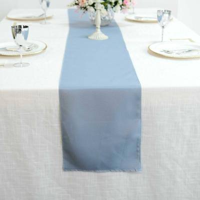 China Reusable table runner ripstop polyester table runner solid wedding table runner for sale