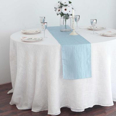 China Table Runner Reusable Woven Polyester Christmas Wedding Halloween Table Runner Luxury for sale