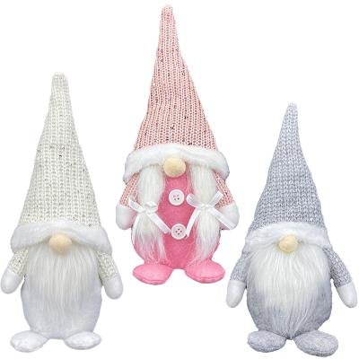 China Christmas Hanging Elf Dolls Toys Christmas Stuffes Elf Plush Santa Claus Doll Xmas Indoor Decoration for sale