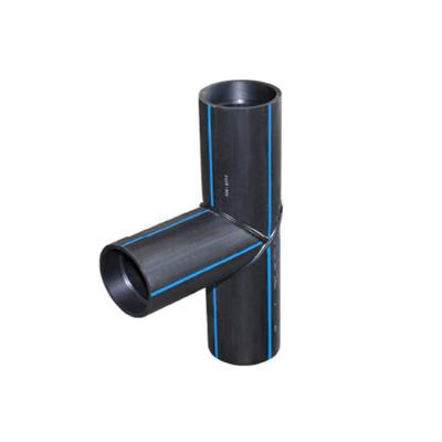 China pe80 pe100 sdr11 sdr11 sdr 17 sdr hdpe pipe weld fittings 17.6 equal tee for sale