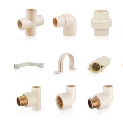 China Lightweight cpvc plumbing pipes and fittings for sale