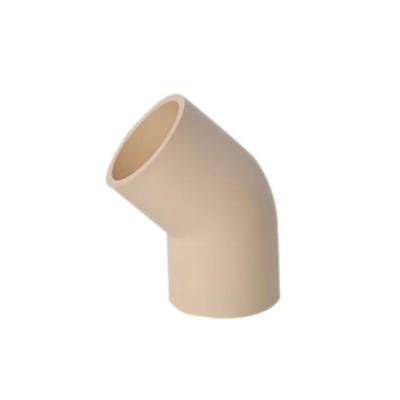 China lightweight cpvc pipe fittings astm 45 degree elbow for sale