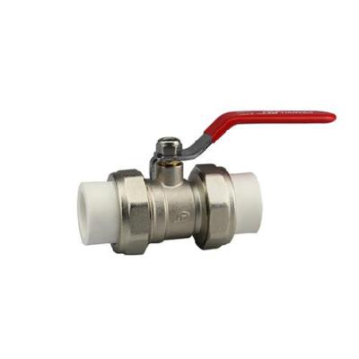 China PPR General Unions Double Brass Vent Ball Isolation Valves for sale