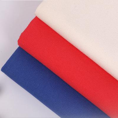 China Cheap Price 340gsm Duck Cotton Canvas Fabric For Anti-Static Factory Price Plain Weave Bag for sale