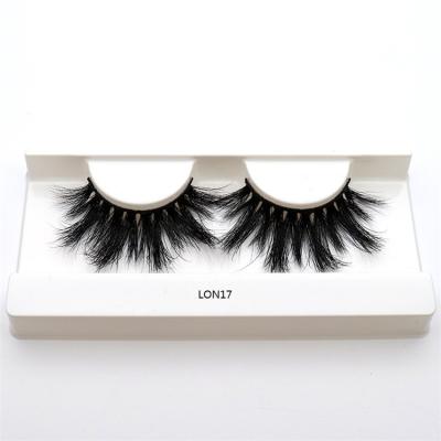 China Long Natural Mink Eyelashes Vendor For 3D Mink Eyelashes 25mm Mink Lashes for sale