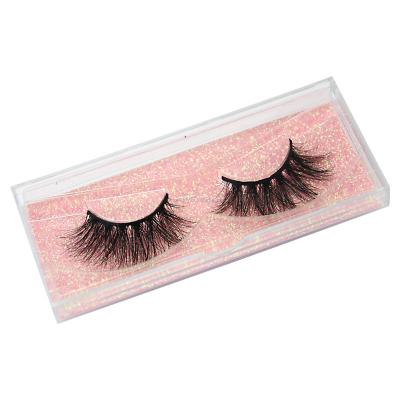 China Long New Styles 100% Natural Siberian Mink Hair With Cotton 3D Siberian Hair Mink Strip Eyelashes for sale