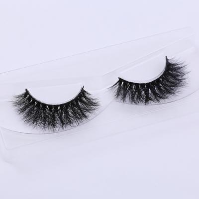 China 3D Strip Mink Eyelashes Wholesale 3D Mink Eyelash Custom Logo Private Natural Soft Clear Label Eyelash Packaging Sample Accepted for sale