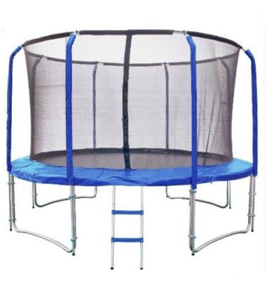 China With Net 15ft Outdoor Trampoline Large Trampoline Protector Adults With Basketball Woop Court for sale