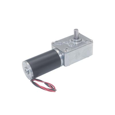 China Other Rated r 5-400 Min Self-Locking Motors Worm Gear Motor Speed ​​OEM Volt 12V 24V DC for sale