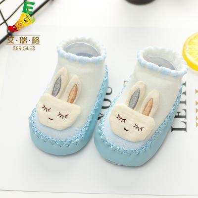 China Breathable Animal Colorful Rubber Soft Bottom Sole Unique Kids Socks And Baby Shoe Socks Baby Booties Bump Shoes for sale