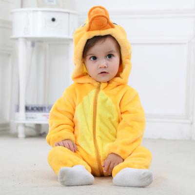 China New Fashion Cute Toddler Rompers Animal Pajamas NEW Snowsuit Winter Sleepwear For Kids Baby Romper Hooded With Ears for sale