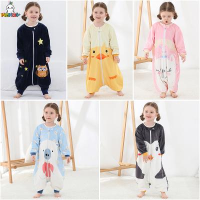 China NEW YL Wholesale New Fashion Spring Children's One Pieces Pajamas Romper Kids Cartoon Flannel Boy's Pajamas Along for sale