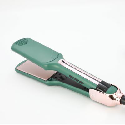 China New Pro Hair Straightener Flat Iron Professional Hair Straightening Ceramic Straightener for sale