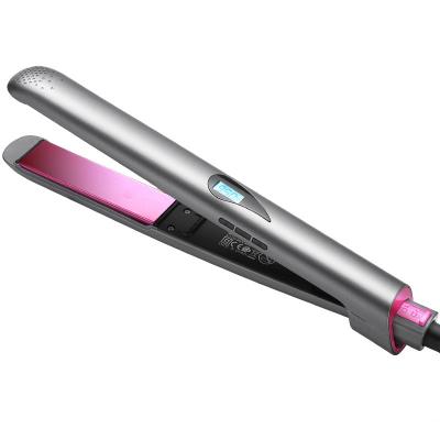 China Salon Ceramic Performance RV 2in1 Hair Straightener And Curler Tourmaline Iron Flat LCD Display 950F for sale