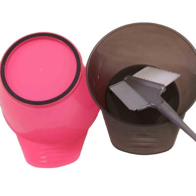 China New Design Reusable Tint High Grade Hair Color Dye Mixing Bowl With Application Brush for sale