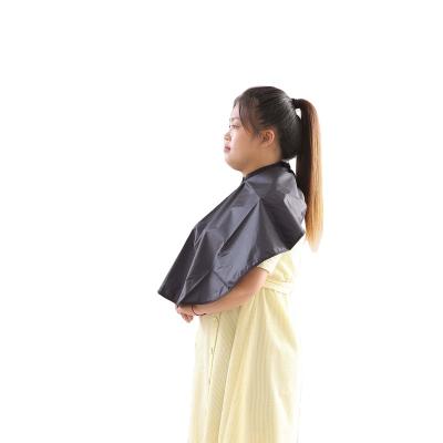 China Professional Wholesale Shortened Good Quality And Good Quality Polyester Grooming Children Gel Cloth Shaving Cloth Umbrella Trimming Day Cloak for sale