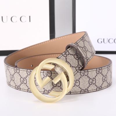 China 2022 1:1 new luxury unisex luxury high quality metal design print belt buckle design08 new g buckle flats design08 for sale