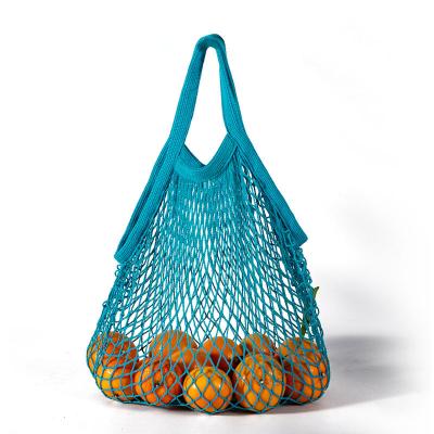 China Eco Friendly Reusable Eco Friendly Cotton For Fruit And Package Mesh Shopping String Net Bag for sale