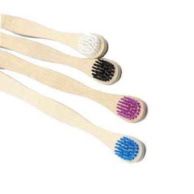 China Disposable Natural Eco-Friendly Biodegradable Bamboo Tongue Cleaner Brush for sale