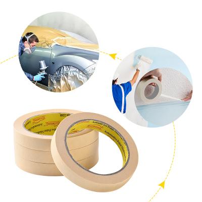 China Good Quality Heat Resistant High Temperature Laser Cutting Automotive Paint Autobody Yellow Sliver Paper Roll for sale