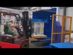 Pallet inverter system pallet changing machine,flippers,turners,manual forklift