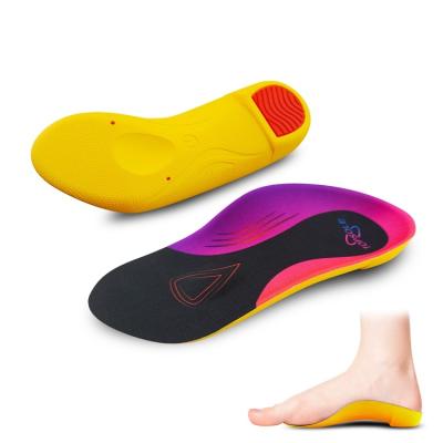 China Eva Custom Insole Breathable High Natural Breathable Insole Gel Heel Cushion Foot Shoes Eco-friendly Orthotic Insole for sale