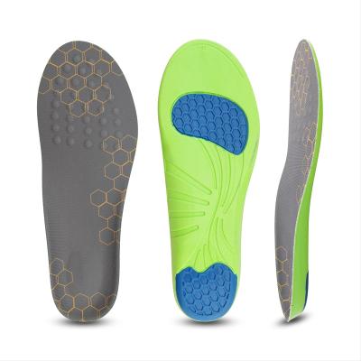 China Forefoot With Breathable Sports Shoes Insole PU Sports Insoles Wholesale Customized Good Quality Shock Absorption Pads for sale