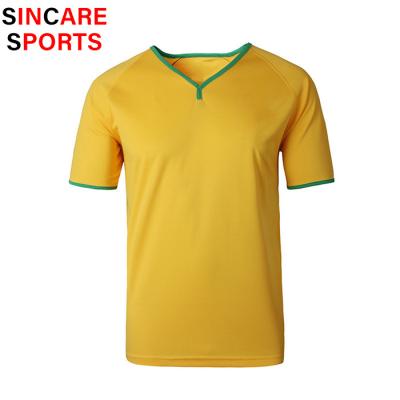 China Shirts & Tops Wholesale Custom Made High Quality Cheap Blank Football Team Shirts Team Soccer Jersey for sale