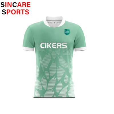 China Shirts & Tops Wholesale Custom Made High Quality Cheap Blank Football Team Shirts Team Soccer Jersey for sale