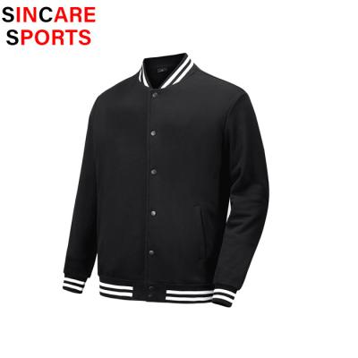 China Full button antibacterial basketball tracksuit winter men's basketball tracksuit baseball jacket for sale