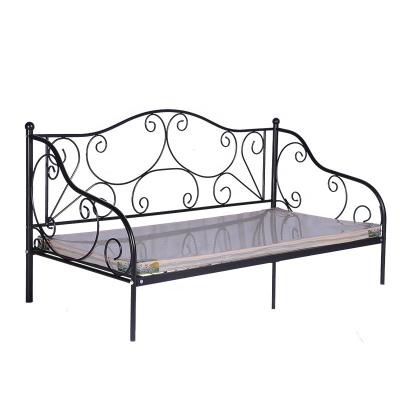 China wrought iron sofa bed thick bottom metal bed frame, bed frame, single bed Can be customized for sale