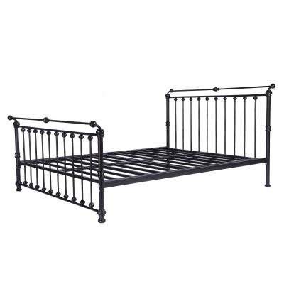 China Can be customized king bed amazon basics bed frame, steel, black Classic cushioned waterproof table bed | headboard and metal fr for sale