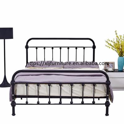 China twin size double size metal bed frame for low price bedroom furnishings for sale