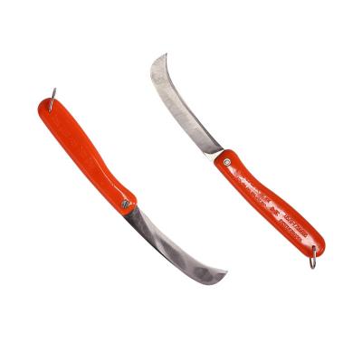 China Hot Sale Non-variable Mini Pocket Foldable Knife With Outside Ring On Handle Vegetable Fruit Kitchen Folding Paring Knife for sale