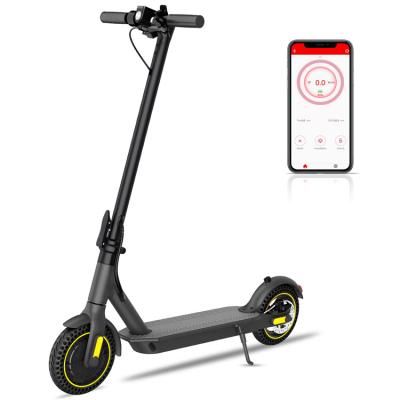 China Hot Selling 10 Inch 7.8Ah EU Warehouse Unisex Factory Design Fast Electric Kick Scooters Adults With App for sale